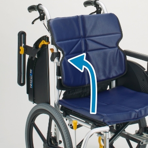 アームサポート跳ね上げ図