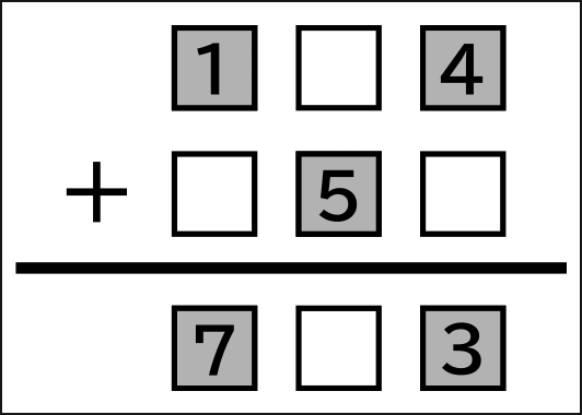 1～9たし算パズル