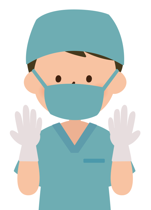 医者のイラスト。