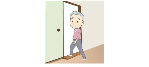 福祉用具の利用などで手足のふるえやこわばりによる転倒のリスクを回避しましょう。