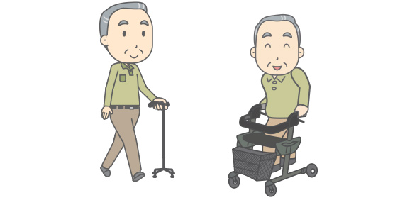 介護状態にならないように、日頃から転倒防止にも努めましょう。