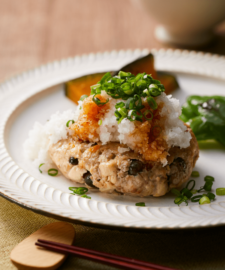 うまみたっぷり やわらか豆腐ハンバーグ