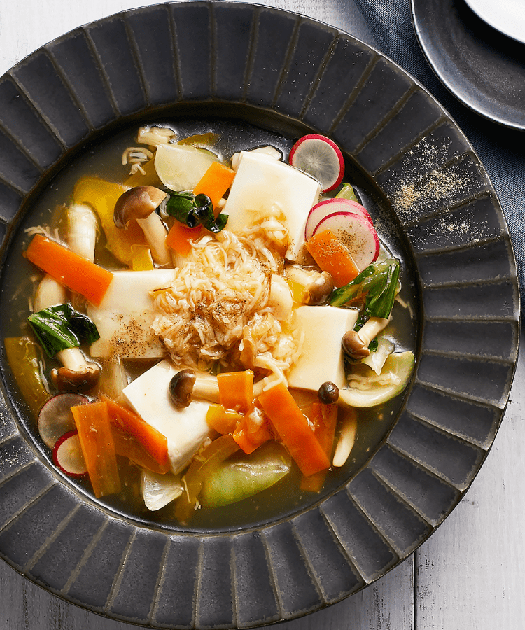 とろり、やさしい中華 ほたて缶と豆腐の中華煮