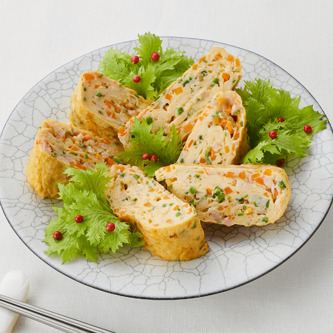 ケランマリ（具だくさんの韓国玉子焼き）