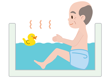 ゆっくりおふろで体ほぐし