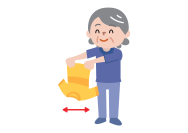 洗濯物エクササイズ