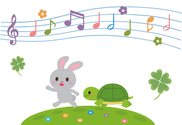 1.2.3.4と数えながらでも行えますが、声を出したり、鼻歌を歌いながら楽しく行うのがおすすめです！