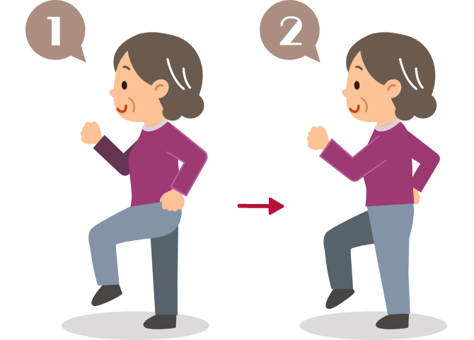 その場ウォーキング