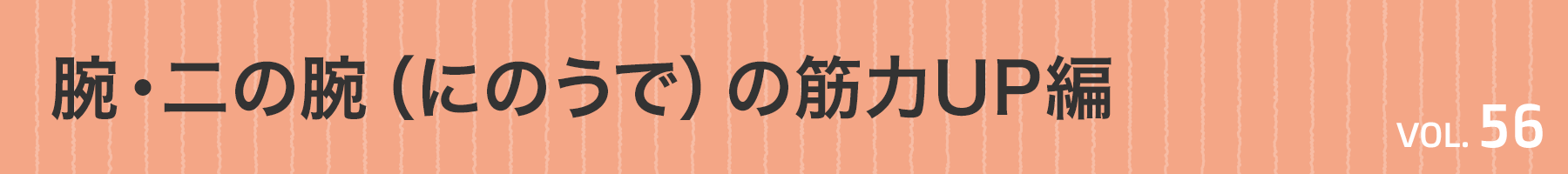 Vol. 55　肩・肩甲骨（けんこうこつ）UP編