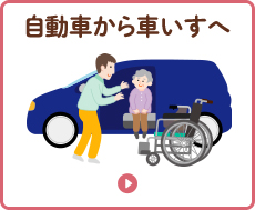 自動車から車椅子へ