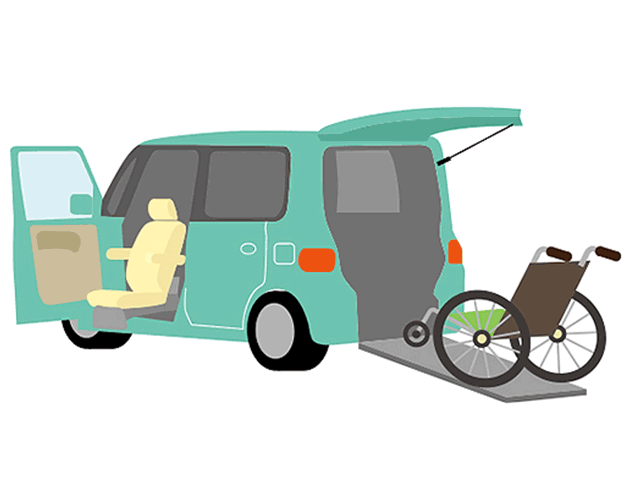 座席が動くもの、車椅子で乗れるものなどさまざまなタイプがあります。