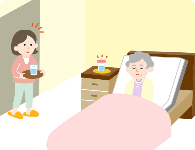 水分をあまり摂らない生活習慣が脱水を招きます。