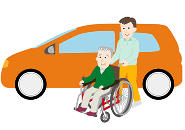 車椅子から自動車への乗り移り