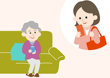 遠くに住む親を見守りたいご家族に