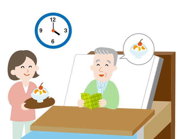 食べたいときに小出しでさっと提供します。