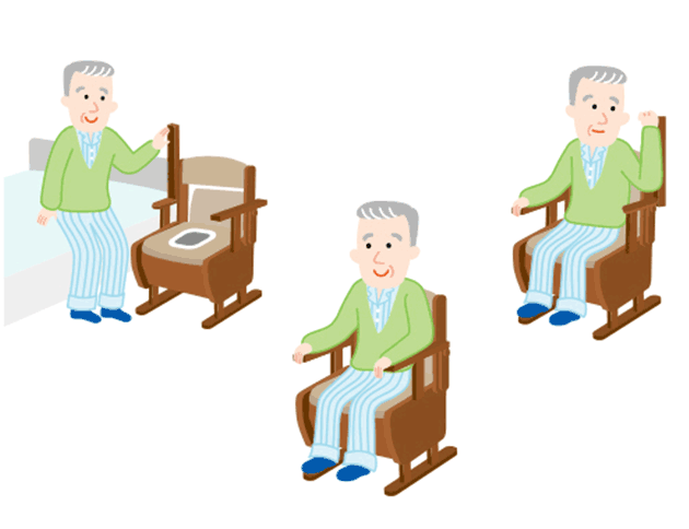 のりうつりがしやすい ひじかけ跳ね上げ・着脱機能