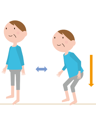 スクワットのフォーム