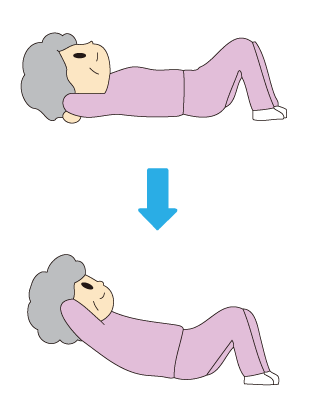 上体起こしのフォーム