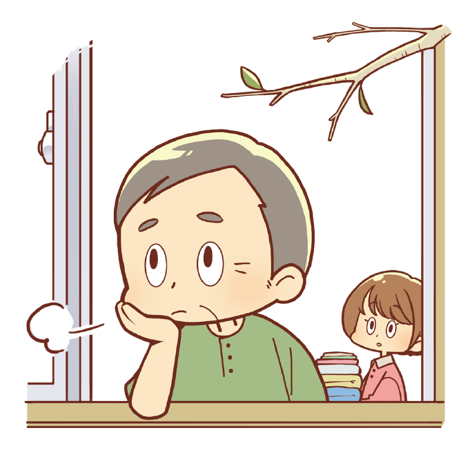 認知症になってから表情が乏しく気力がないように感じます。笑顔でいてほしいと思うのですが。