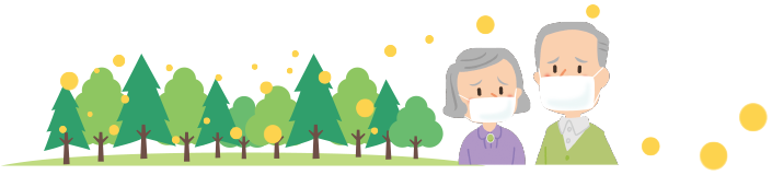 花粉のイラスト