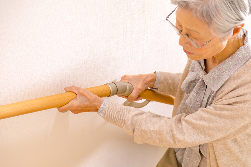 バリアフリー環境に有効な手すり