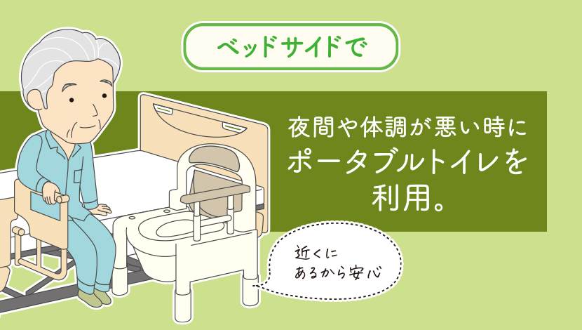 【ベッドサイドで】スタート画面
