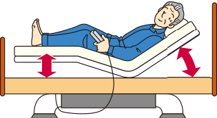 背・ひざ上げ連動