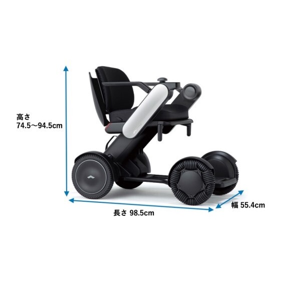 電動車いす WHILL Model CK2 スペック画像