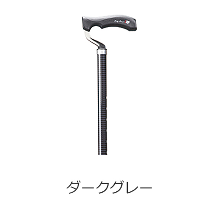 4店前後固定式 2ウェイステッキ ダークグレー