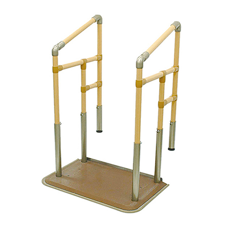 あがりかまち用たちあっぷミニ 両手すり(CKG-03) 片手すり(CKG-04)