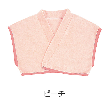 フリースおやすみベスト　ピーチ